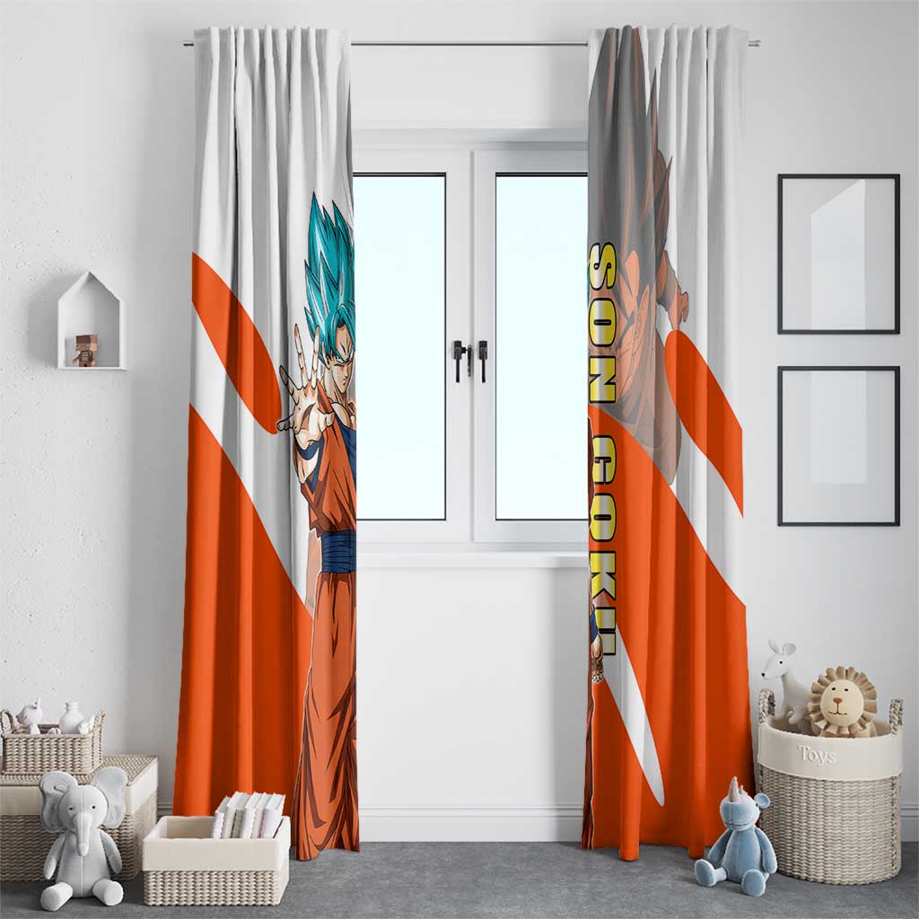 Son Goku Kamehameha Legend Window Curtain Iconic Anime Battle Style