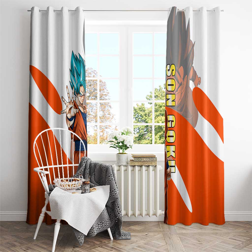 Son Goku Kamehameha Legend Window Curtain Iconic Anime Battle Style