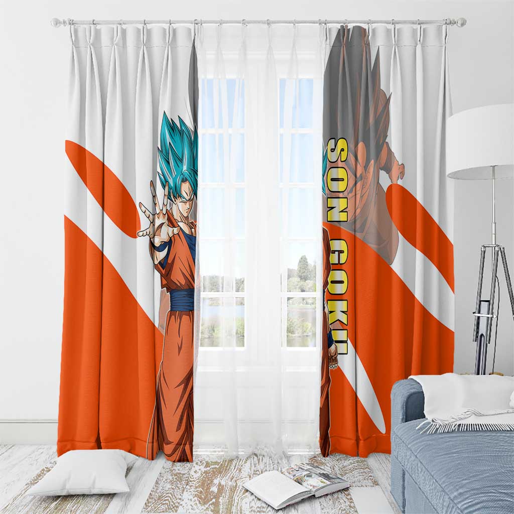 Son Goku Kamehameha Legend Window Curtain Iconic Anime Battle Style