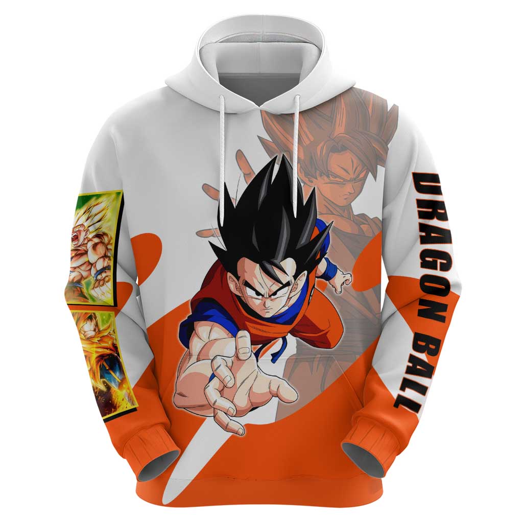 Son Goku Kamehameha Legend Zip Hoodie Iconic Anime Battle Style