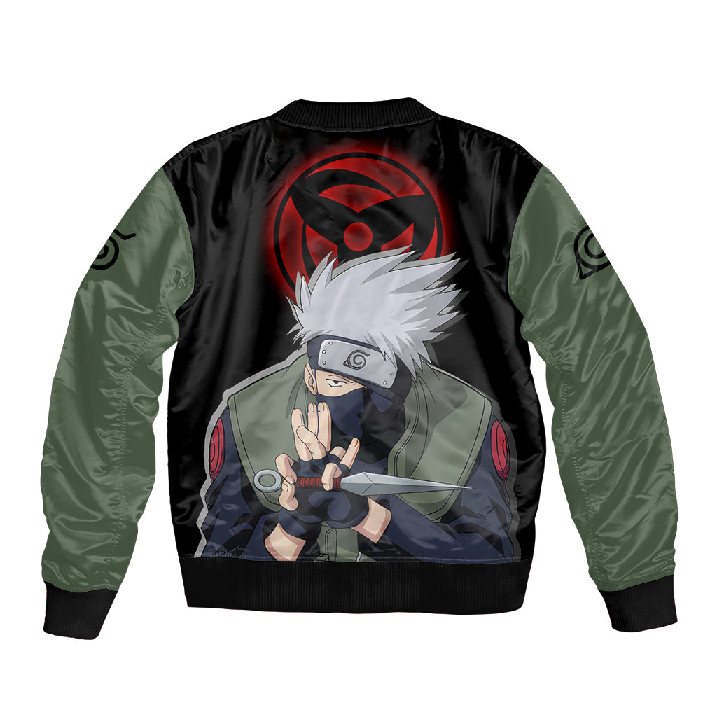 Hatake Kakashi - Sharingan Eyes Bomber Jacket