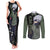 Hatake Kakashi - Sharingan Eyes Couples Matching Tank Maxi Dress and Long Sleeve Button Shirt