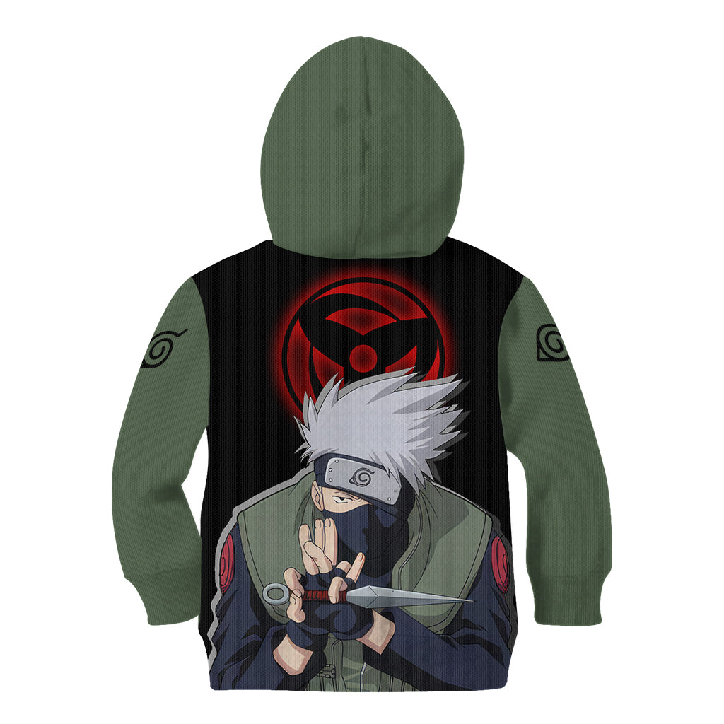 Hatake Kakashi - Sharingan Eyes Kid Hoodie