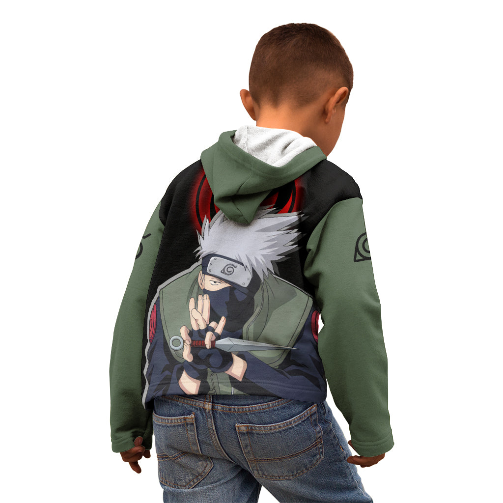 Hatake Kakashi - Sharingan Eyes Kid Hoodie