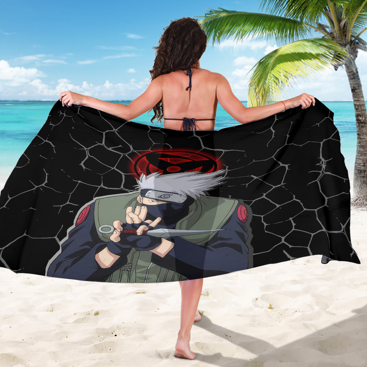 Hatake Kakashi - Sharingan Eyes Sarong