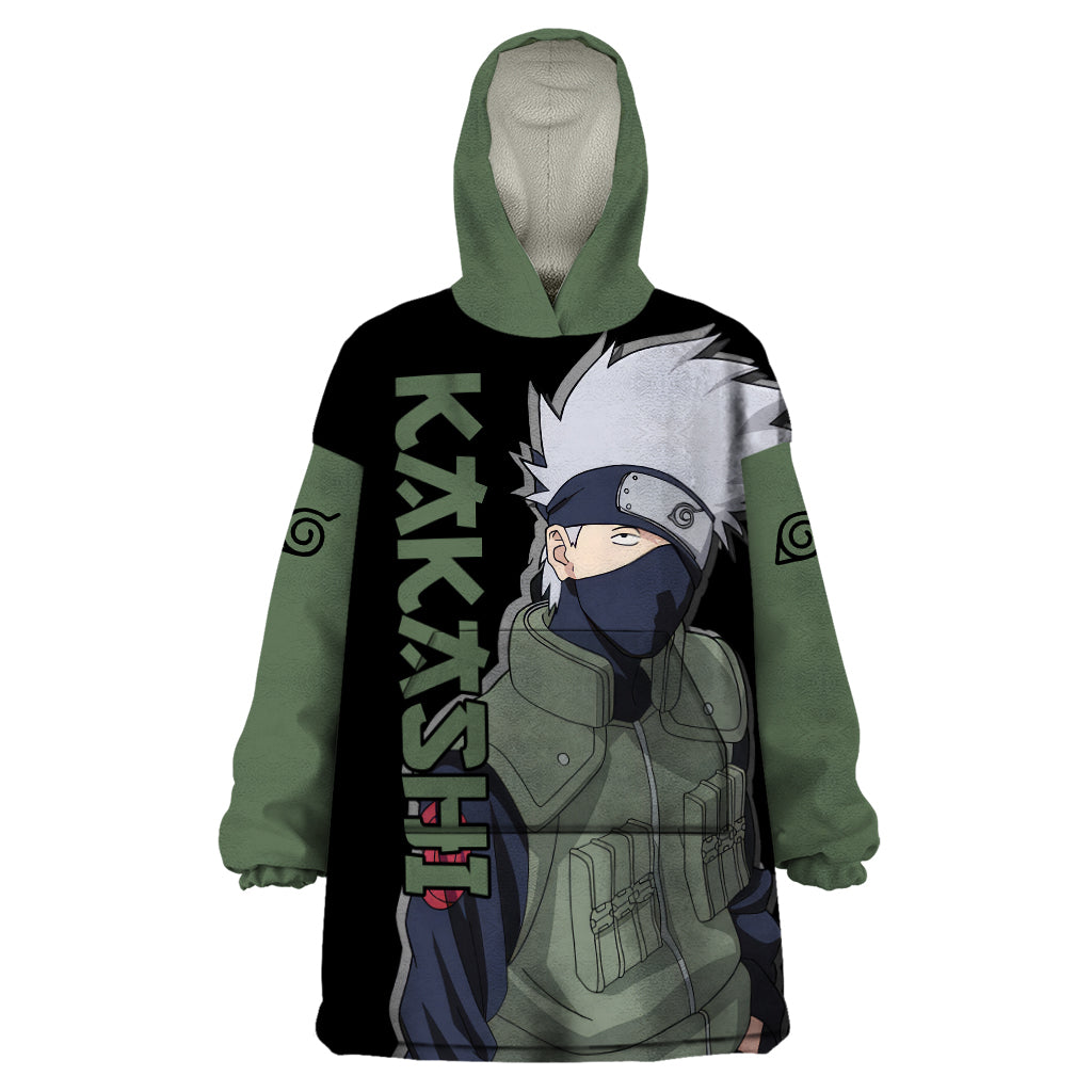 Hatake Kakashi - Sharingan Eyes Wearable Blanket Hoodie