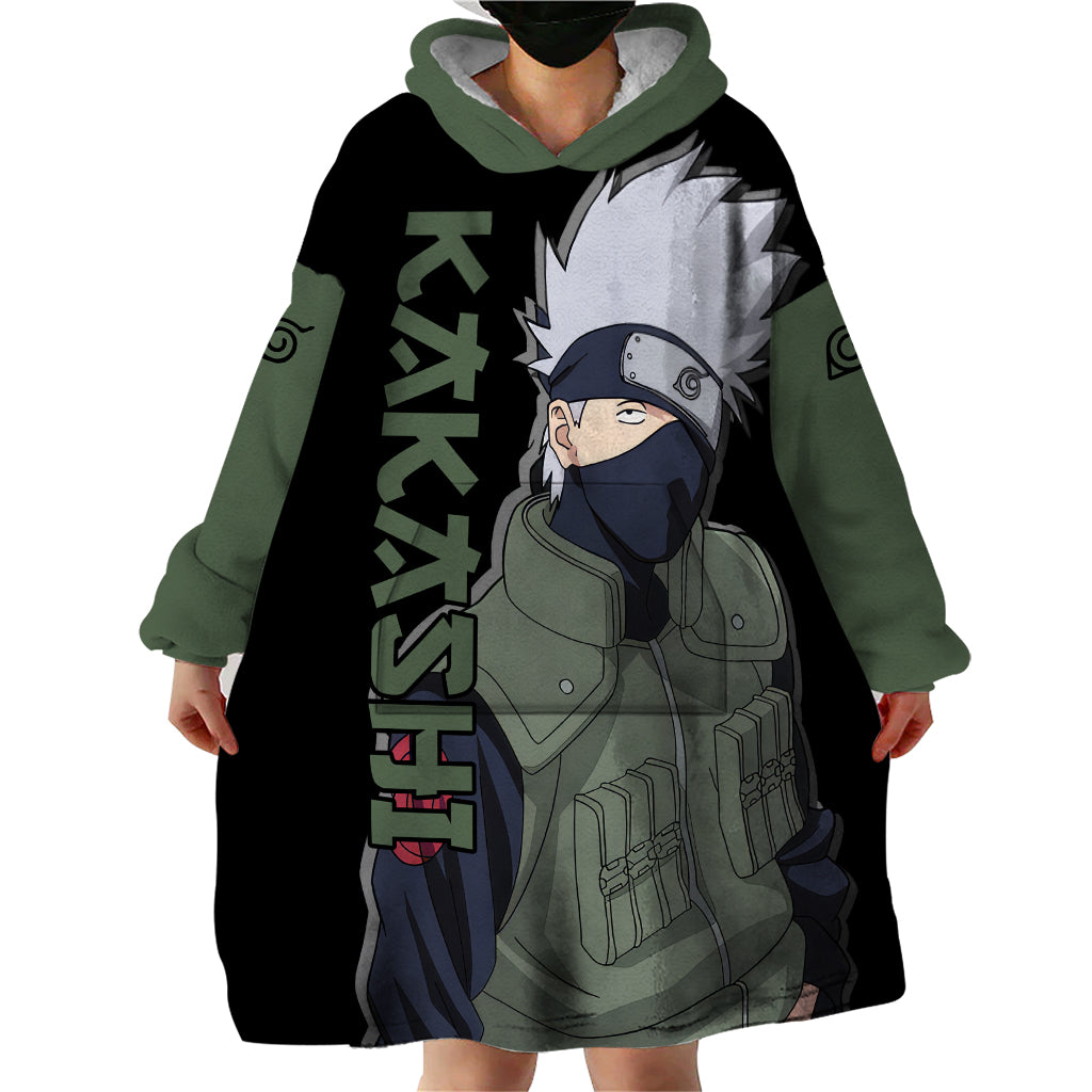 Hatake Kakashi - Sharingan Eyes Wearable Blanket Hoodie