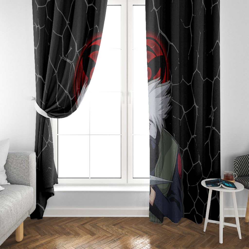 Hatake Kakashi - Sharingan Eyes Window Curtain