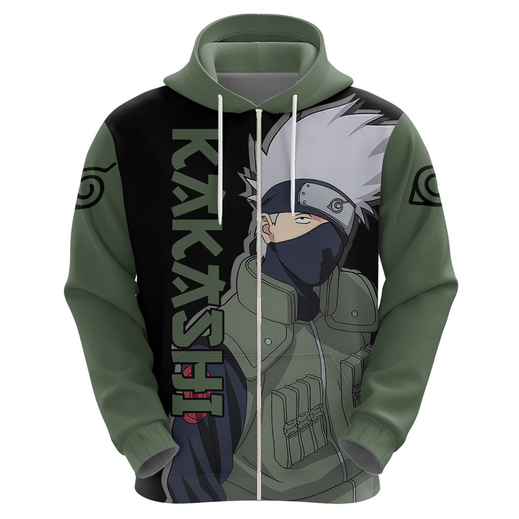 Hatake Kakashi - Sharingan Eyes Zip Hoodie