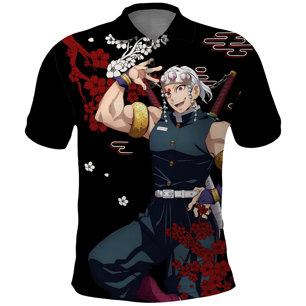Tengen Uzui Anime Japan Style Polo Shirt