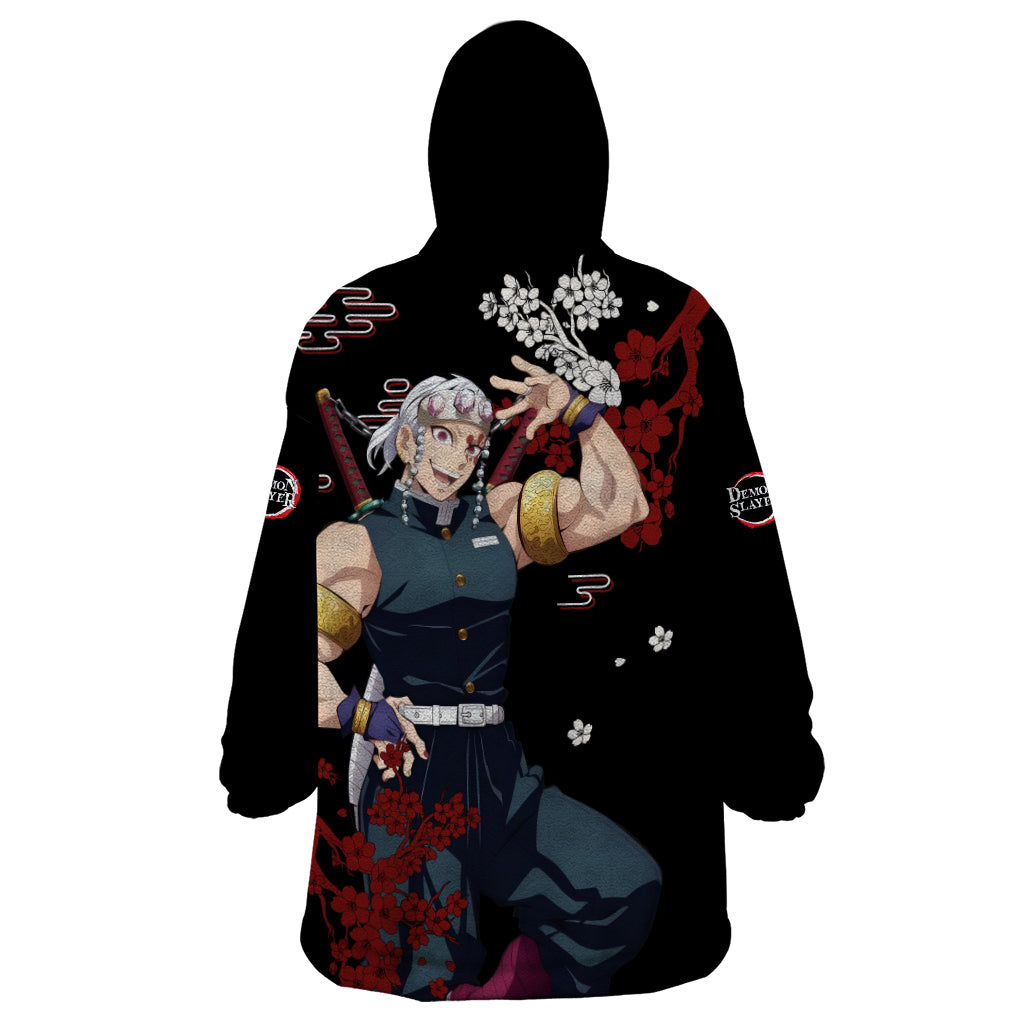 Tengen Uzui Anime Japan Style Wearable Blanket Hoodie