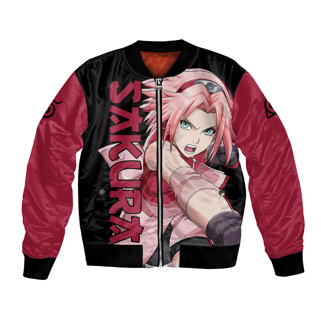 Sakura Haruno - Naruto Anime Bomber Jacket