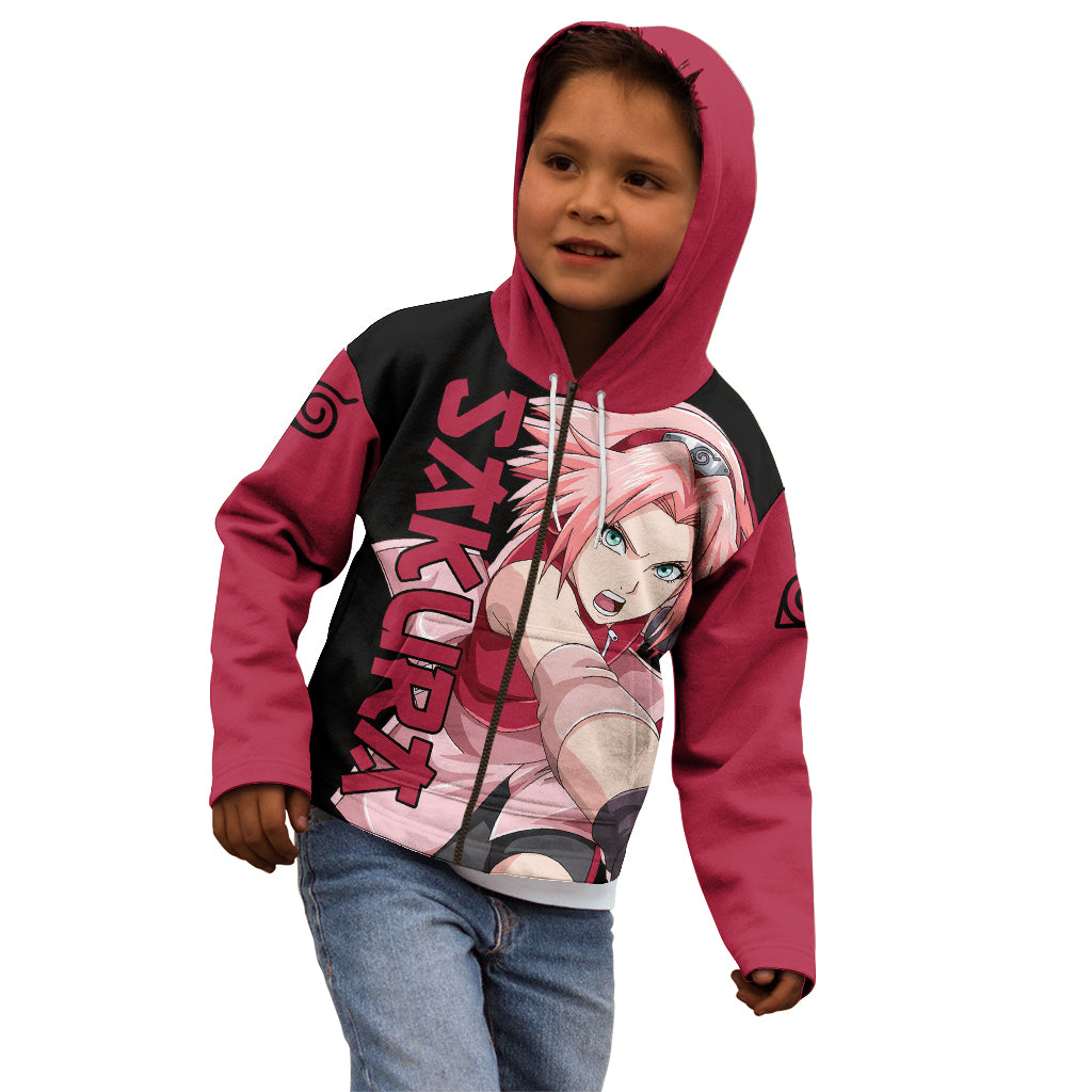 Sakura Haruno - Naruto Anime Kid Hoodie
