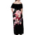 Sakura Haruno - Naruto Anime Off Shoulder Maxi Dress