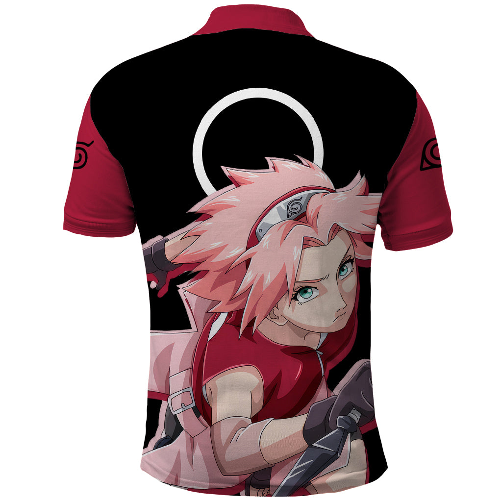 Sakura Haruno - Naruto Anime Polo Shirt