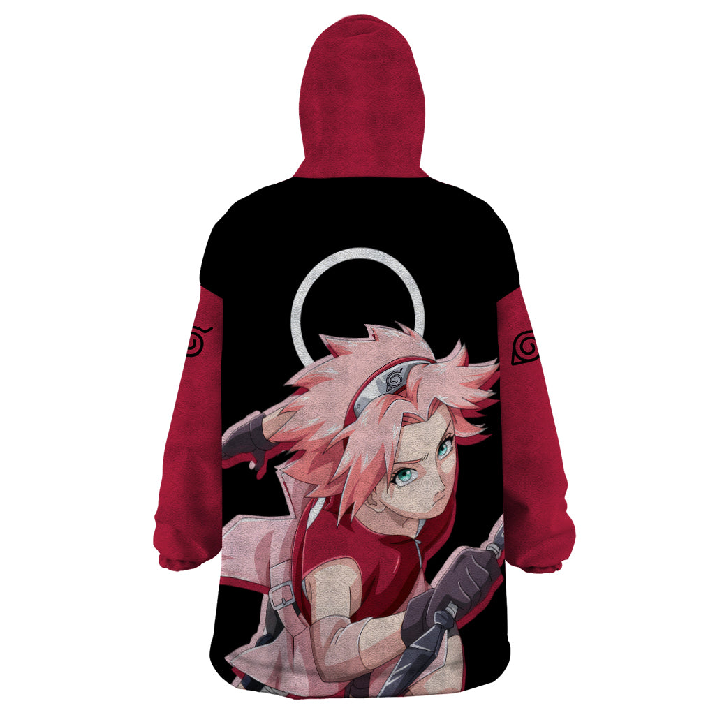 Sakura Haruno - Naruto Anime Wearable Blanket Hoodie