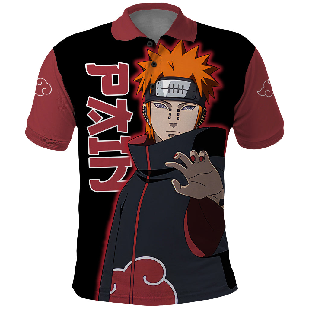 Pain Akatsuki - Naruto Anime Polo Shirt