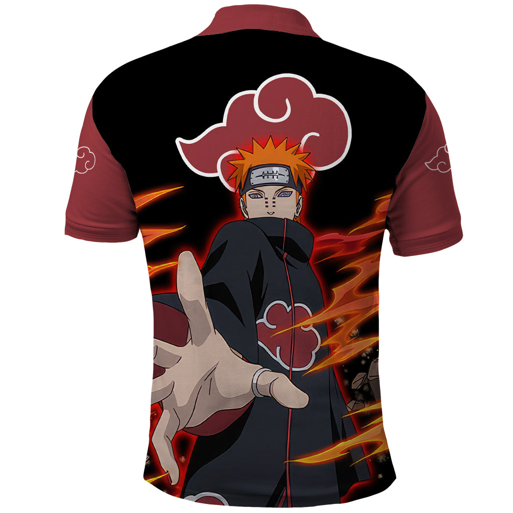 Pain Akatsuki - Naruto Anime Polo Shirt
