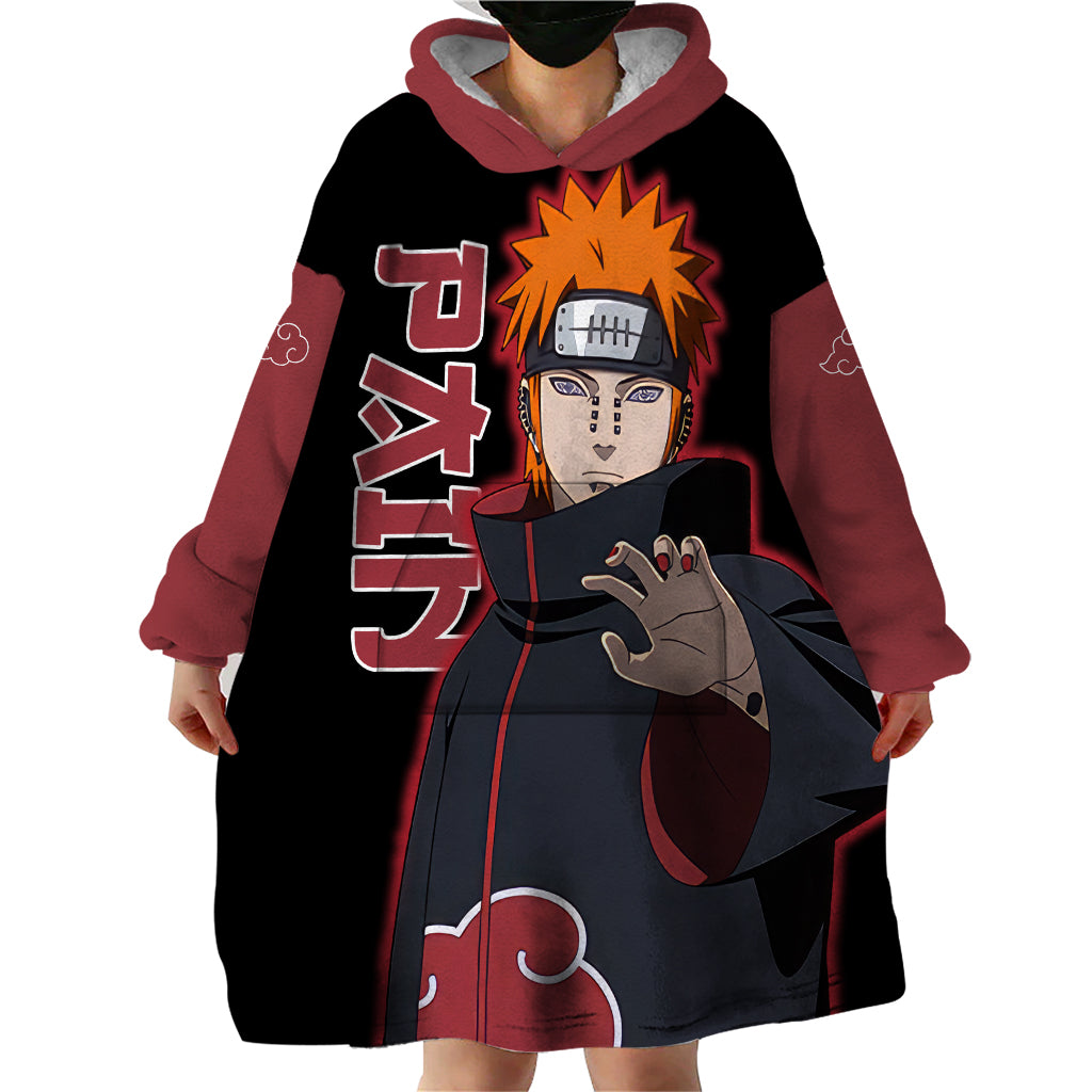 Pain Akatsuki - Naruto Anime Wearable Blanket Hoodie