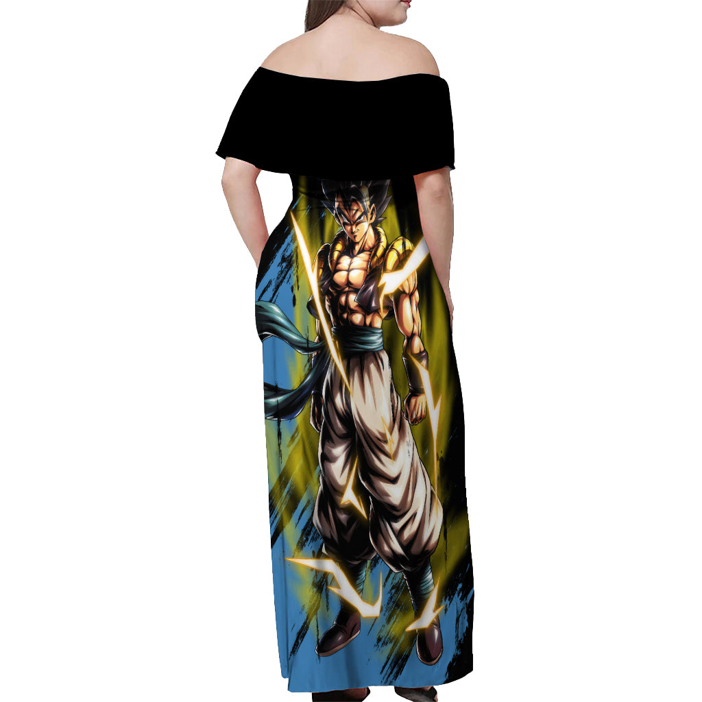 Gogeta - Dargon Ball Off Shoulder Maxi Dress