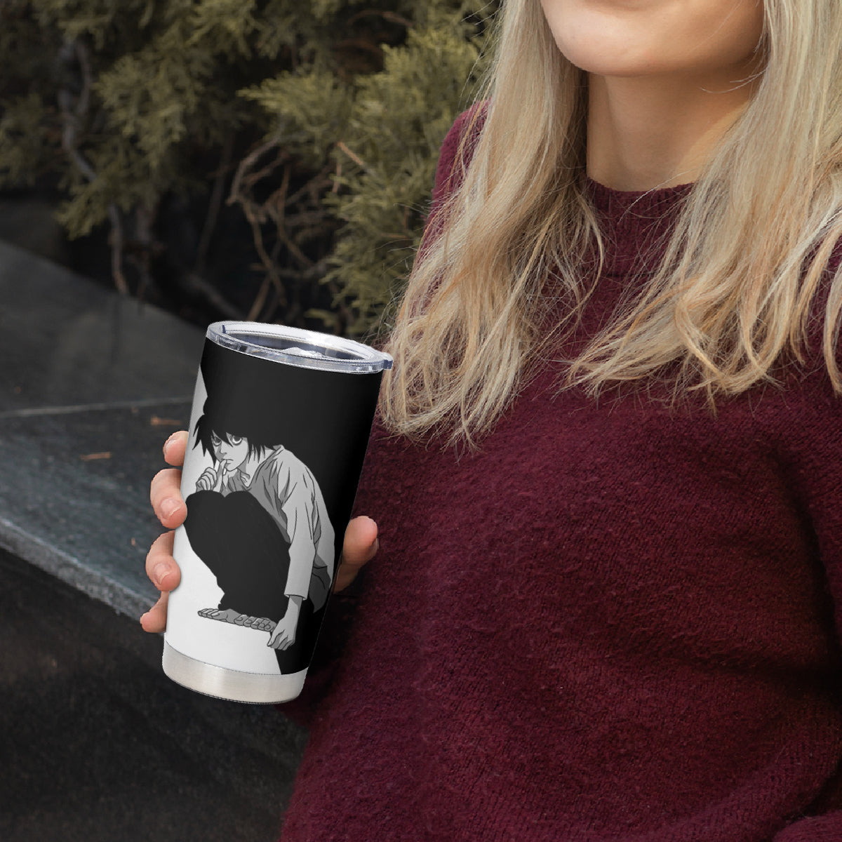 L Lawliet Tumbler Cup Death Note