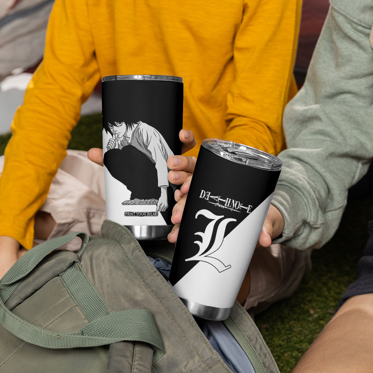 L Lawliet Tumbler Cup Death Note