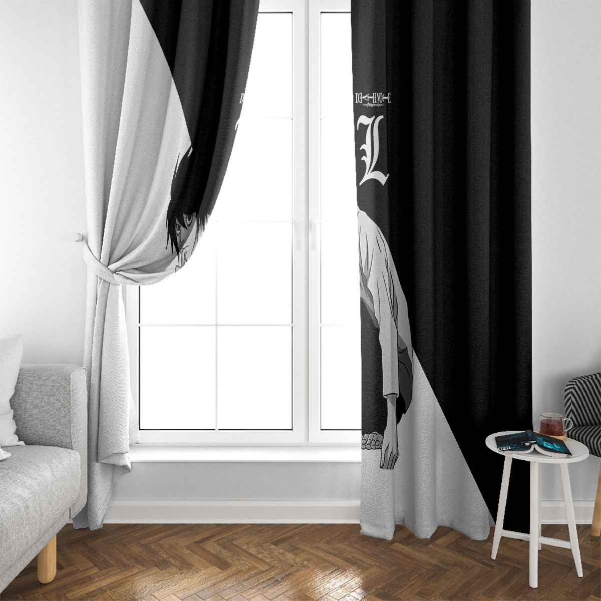 L Lawliet Window Curtain
