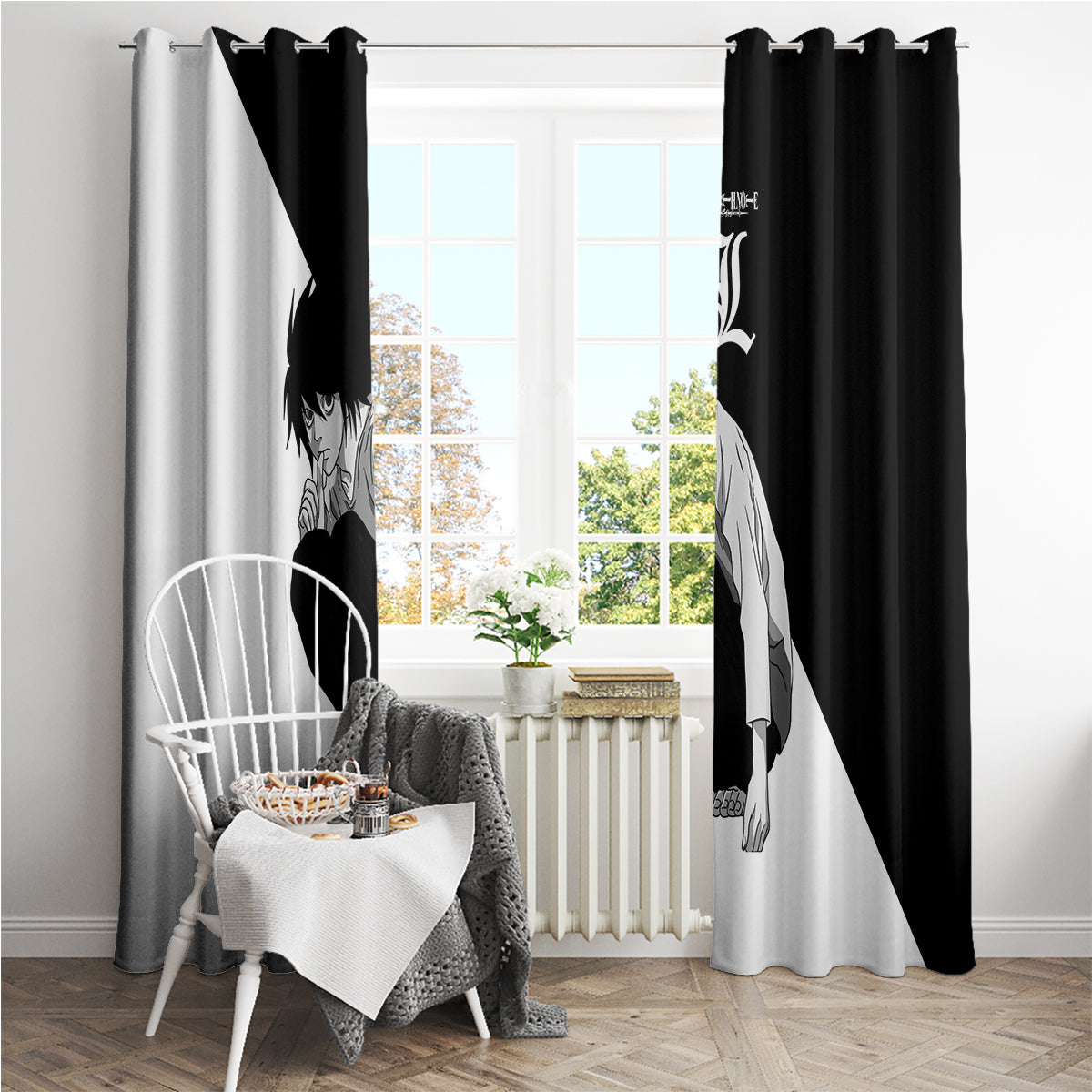 L Lawliet Window Curtain