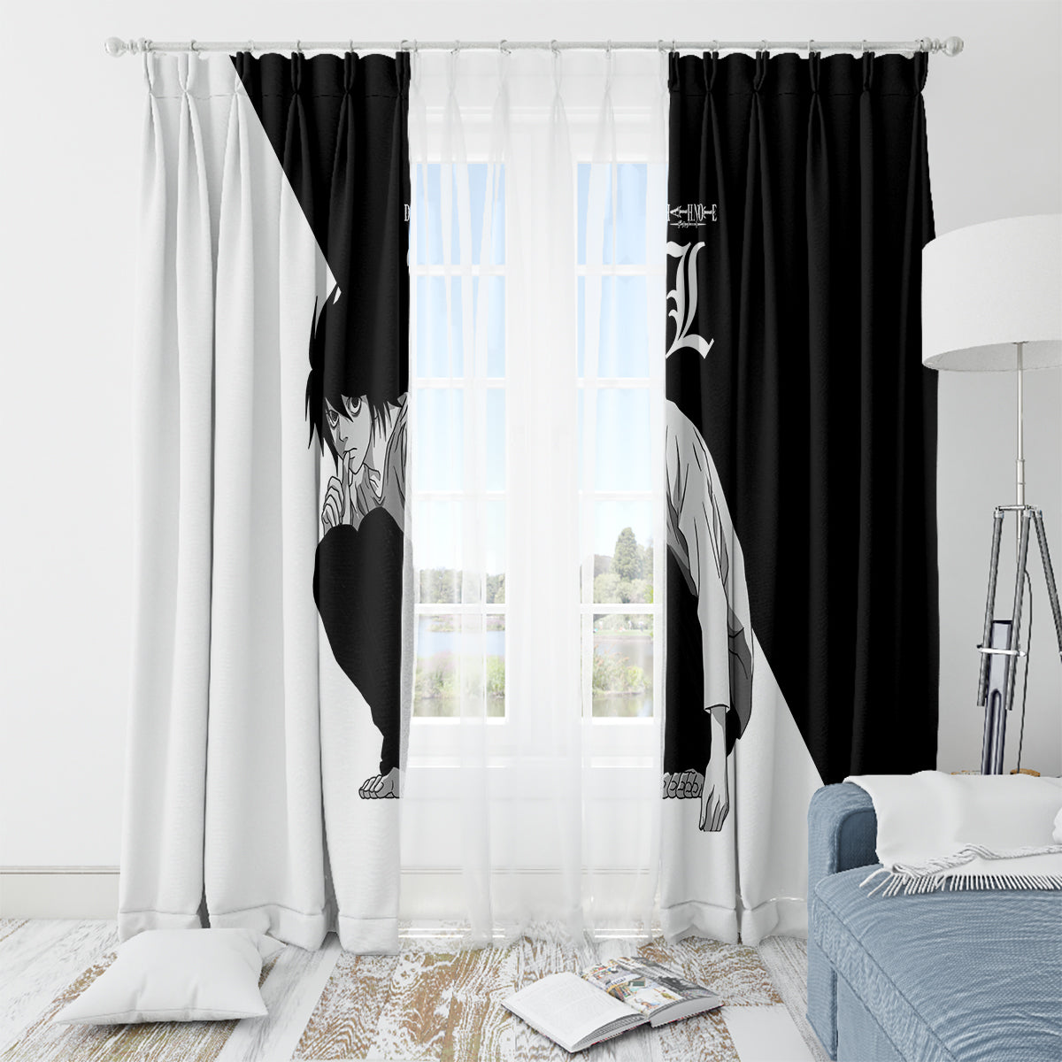 L Lawliet Window Curtain