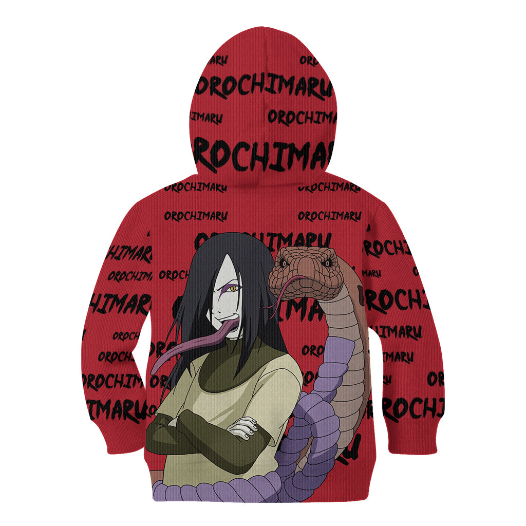 Orochimaru Anime Style Manga Kid Hoodie