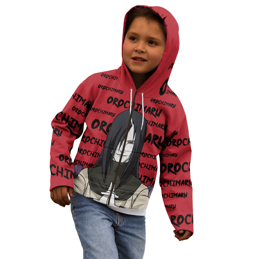Orochimaru Anime Style Manga Kid Hoodie