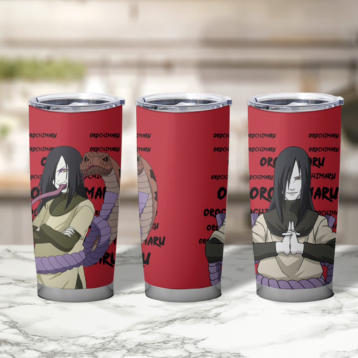 Orochimaru Tumbler Cup Anime Style Manga
