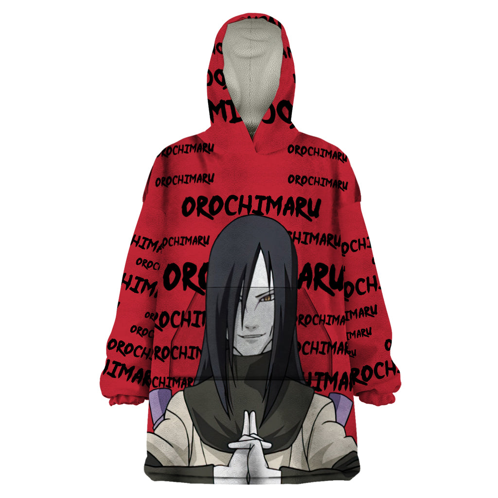 Orochimaru Anime Style Manga Wearable Blanket Hoodie