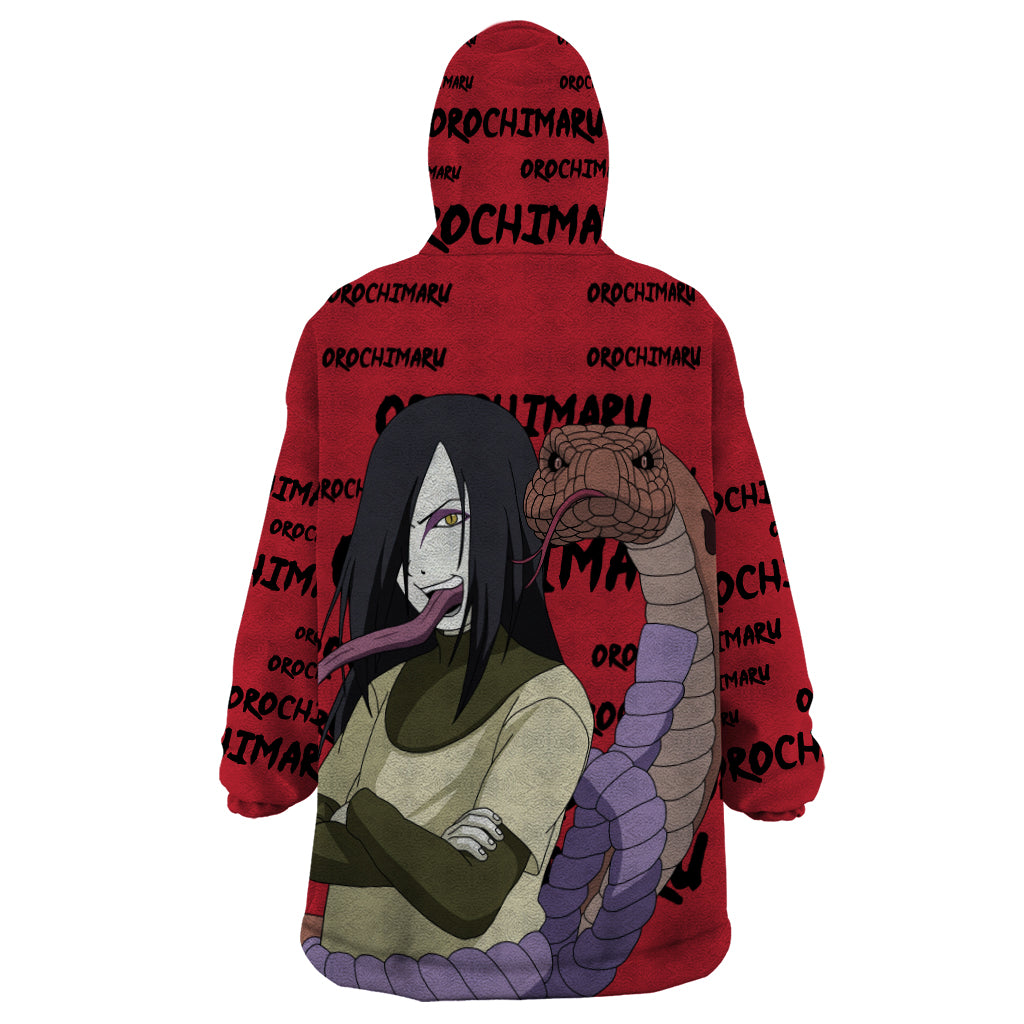 Orochimaru Anime Style Manga Wearable Blanket Hoodie