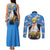 Vinsmoke Sanji Anime Movie Red Couples Matching Tank Maxi Dress and Long Sleeve Button Shirt