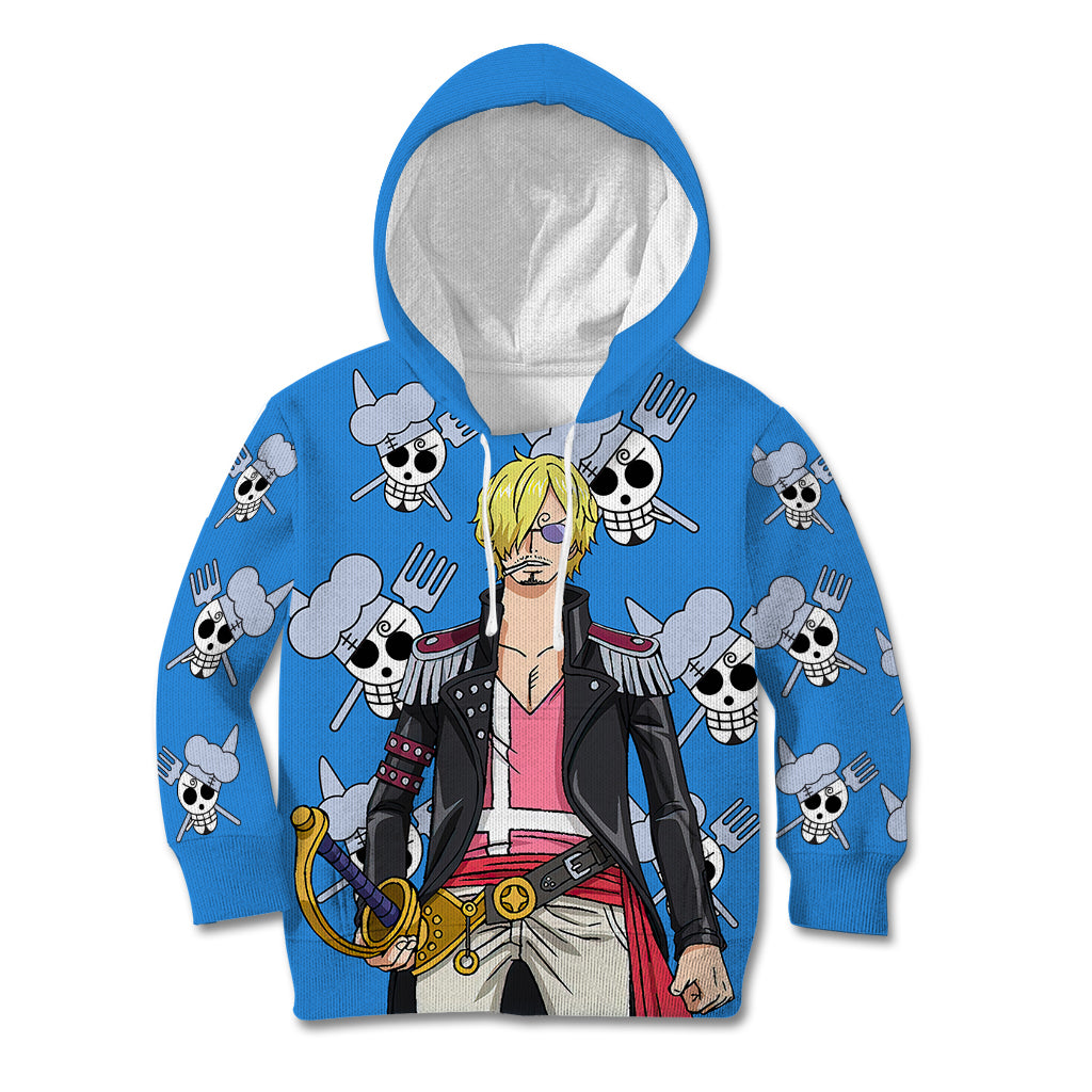 Vinsmoke Sanji Anime Movie Red Kid Hoodie