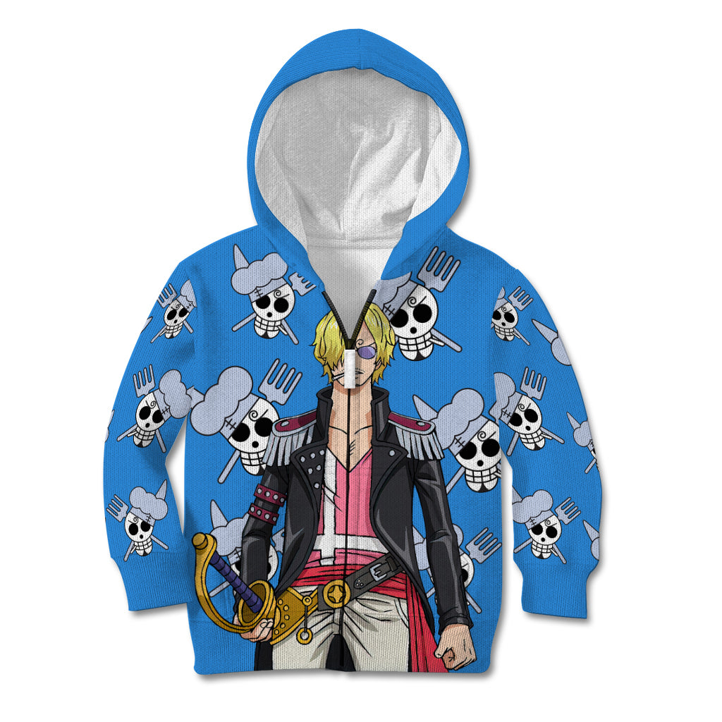 Vinsmoke Sanji Anime Movie Red Kid Hoodie