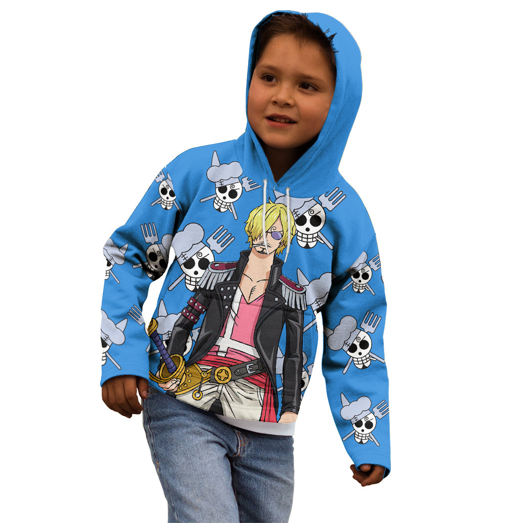 Vinsmoke Sanji Anime Movie Red Kid Hoodie