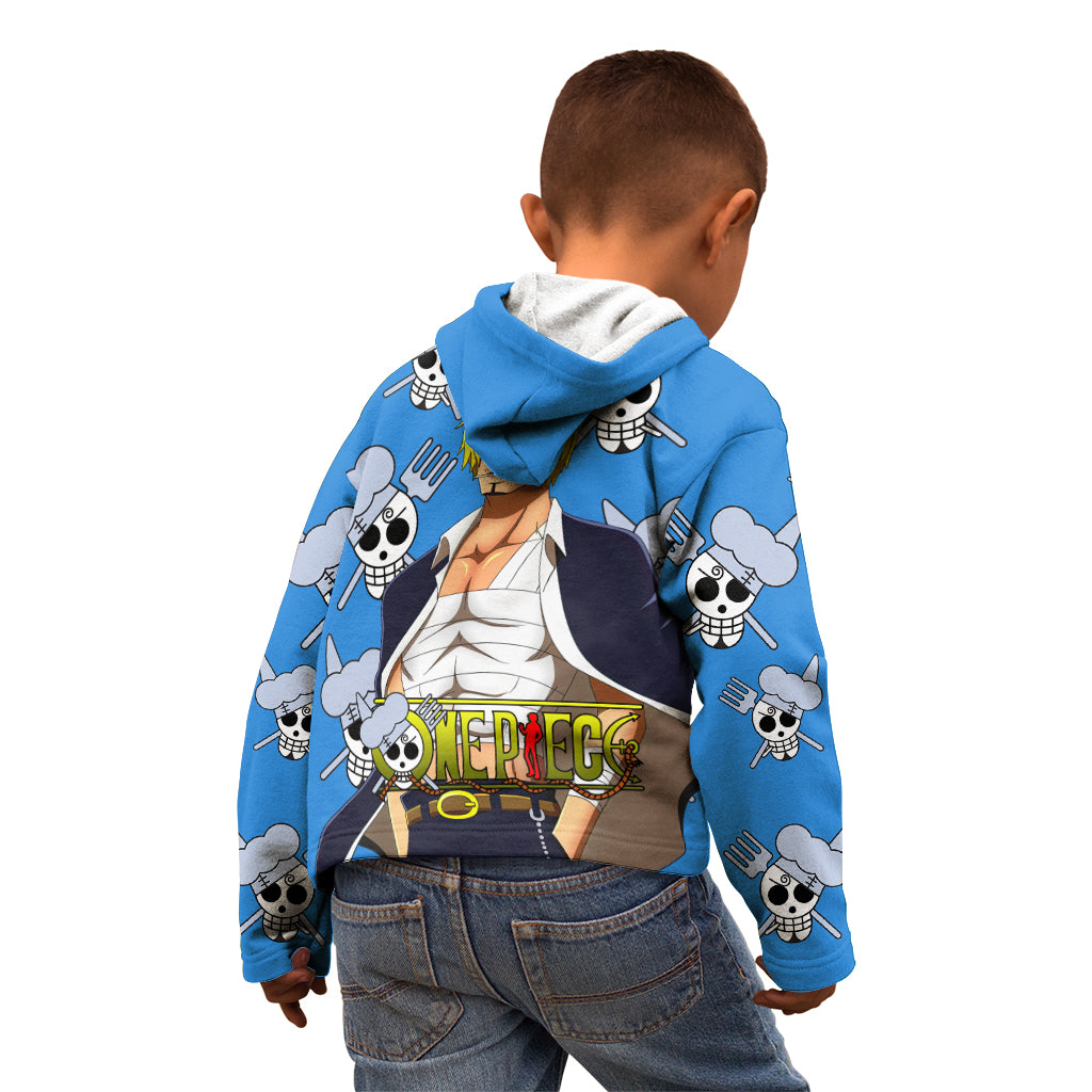 Vinsmoke Sanji Anime Movie Red Kid Hoodie