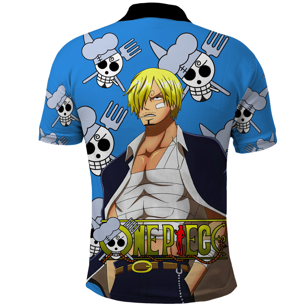 Vinsmoke Sanji Anime Movie Red Polo Shirt