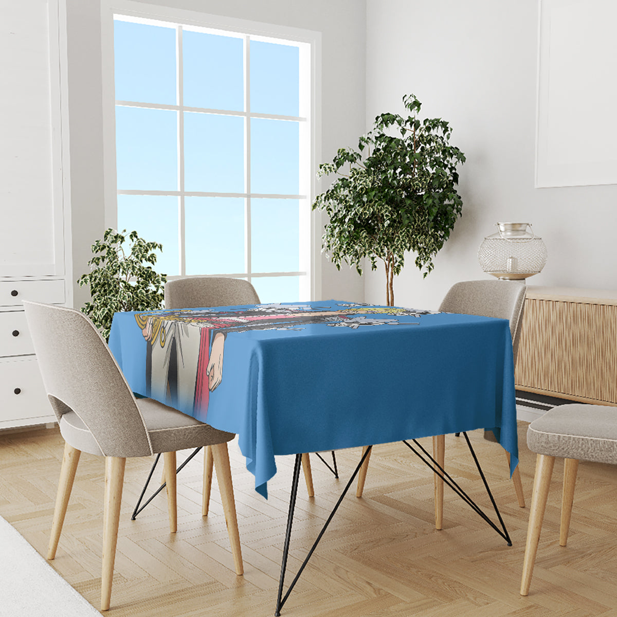 Vinsmoke Sanji Anime Movie Red Tablecloth