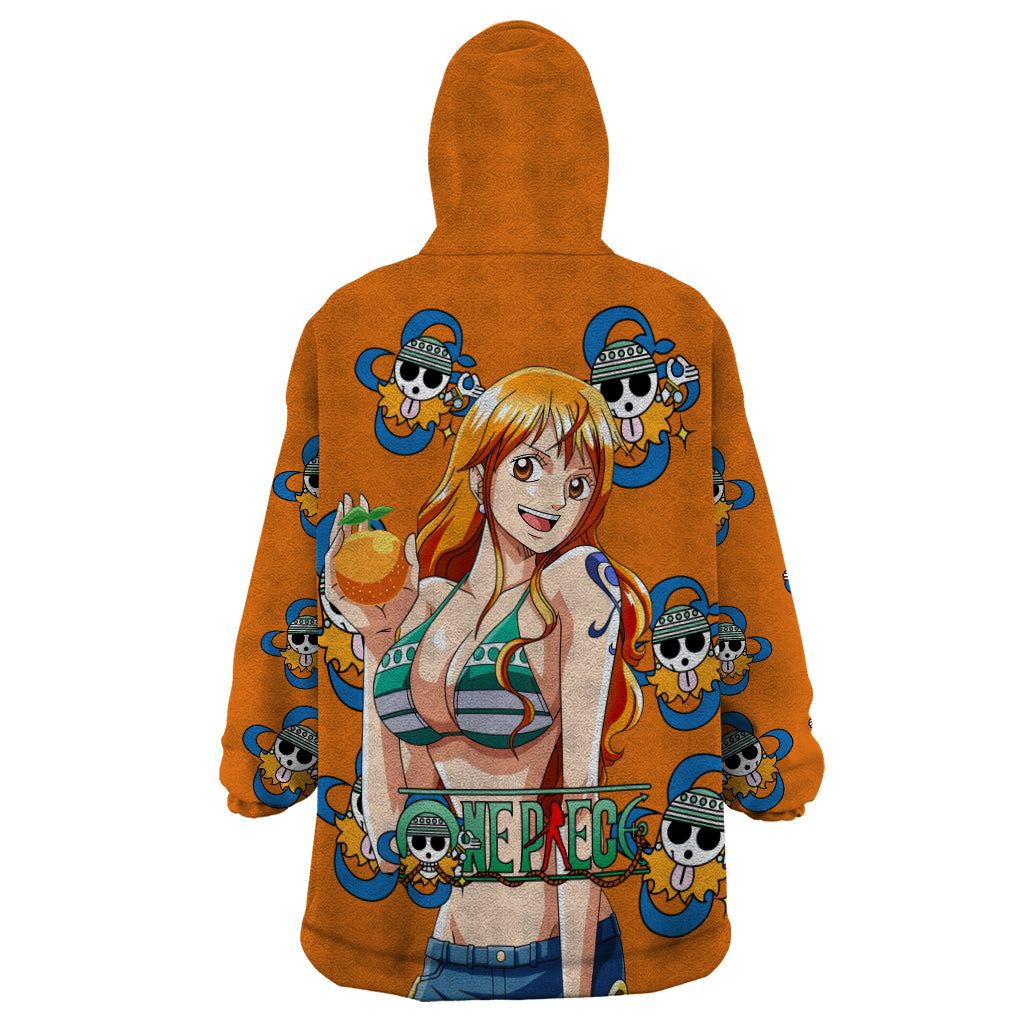Nami - Anime Movie Red Wearable Blanket Hoodie
