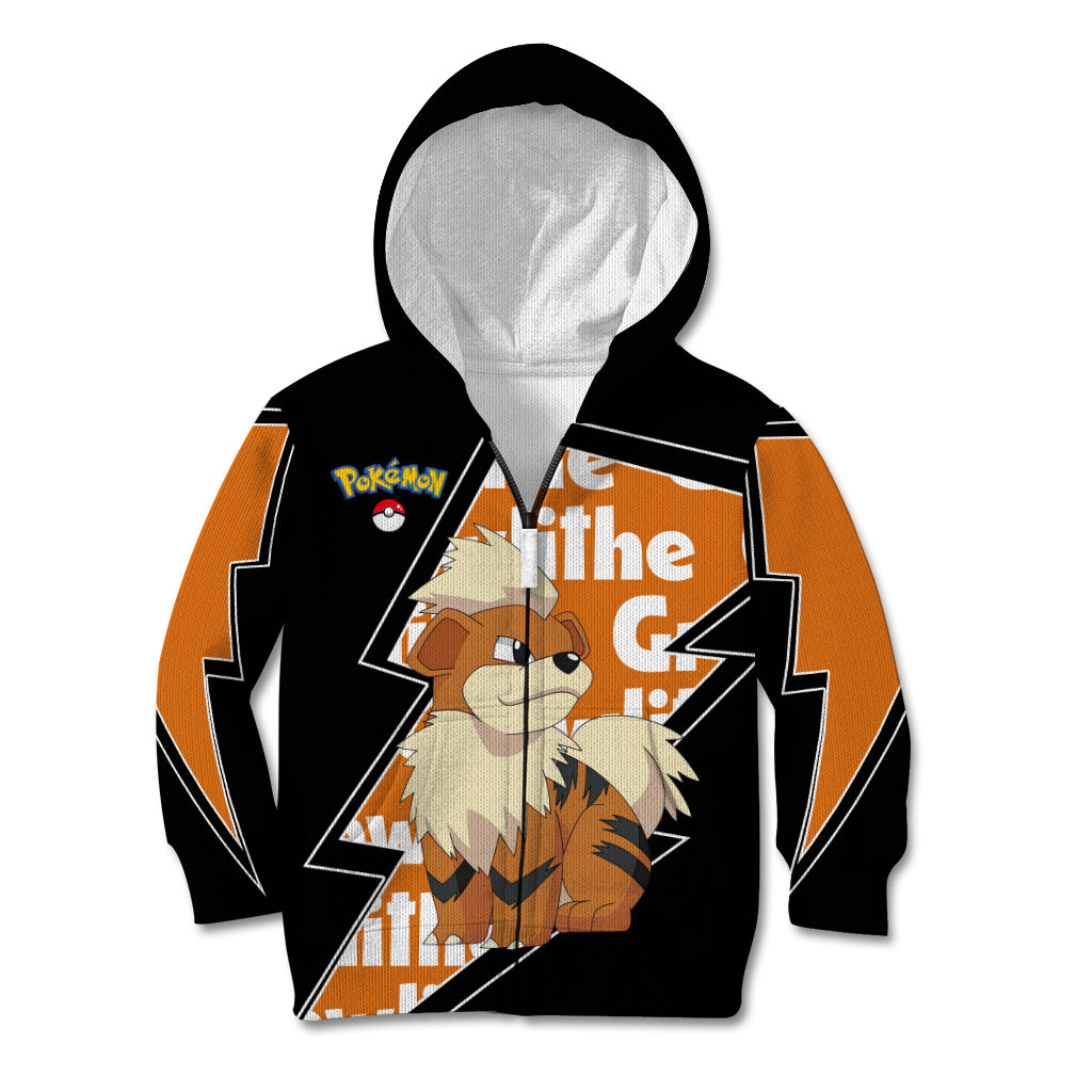Growlithe Anime Lighting Style Kid Hoodie