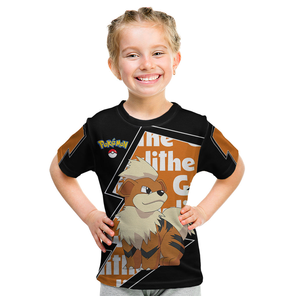 Growlithe Anime Lighting Style Kid T Shirt