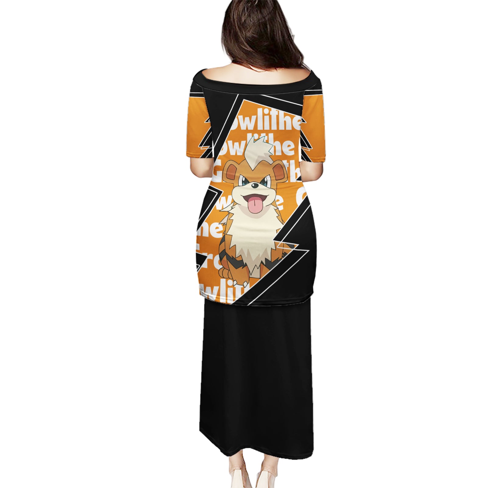 Growlithe Anime Lighting Style Puletasi