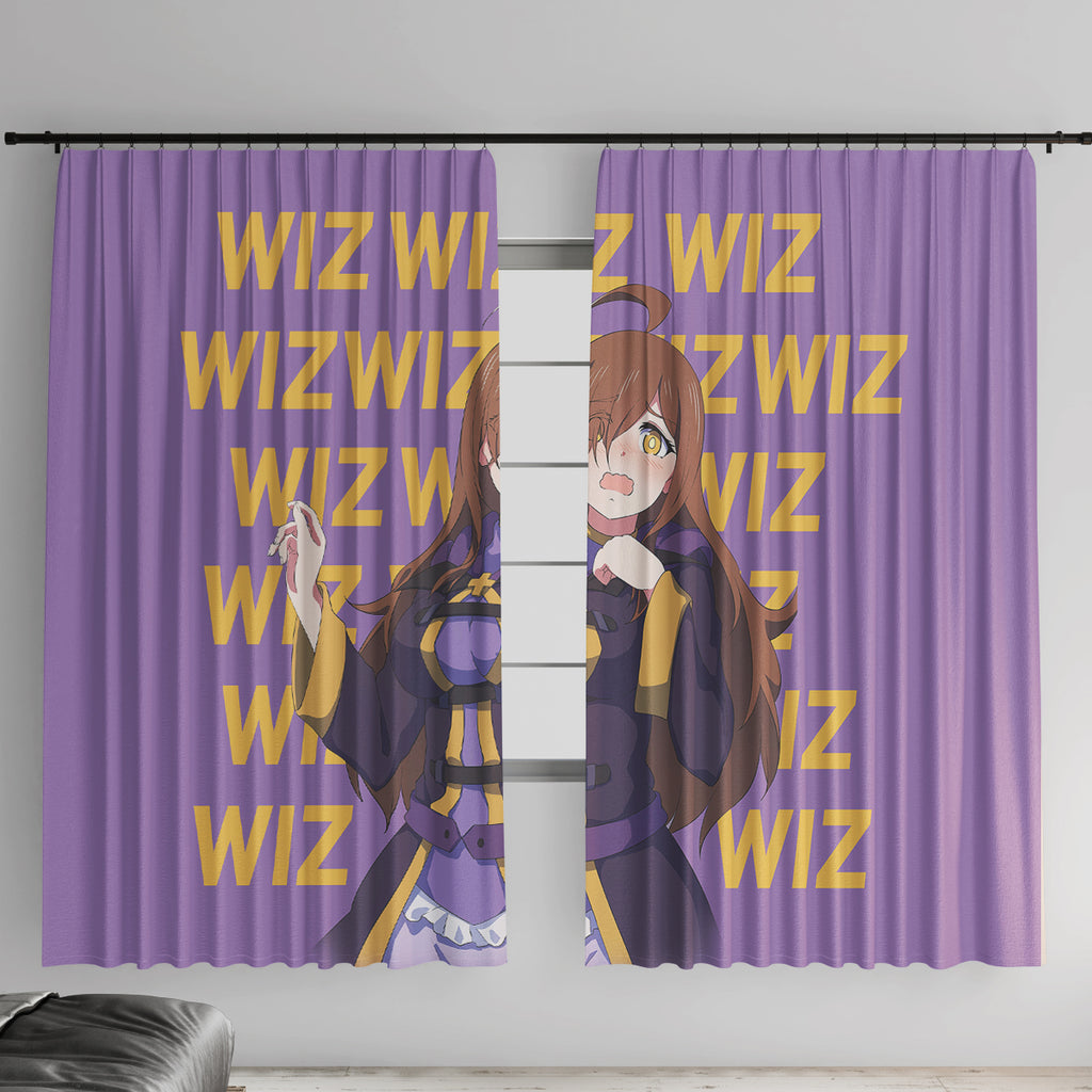 Wiz - Anime KonoSuba For Fans Window Curtain