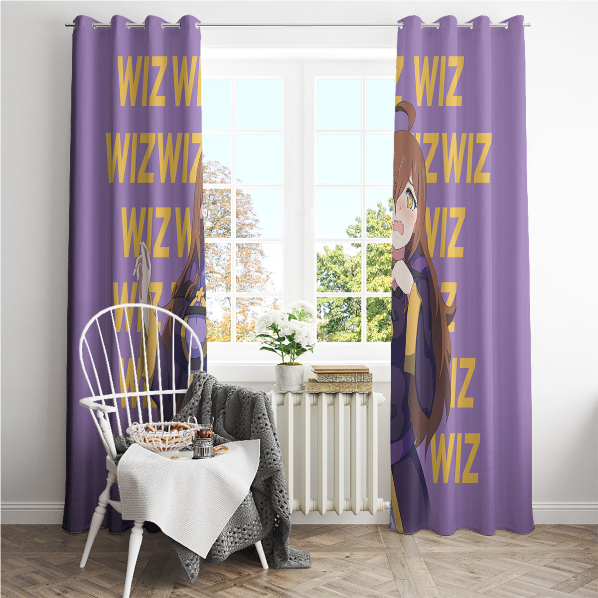 Wiz - Anime KonoSuba For Fans Window Curtain