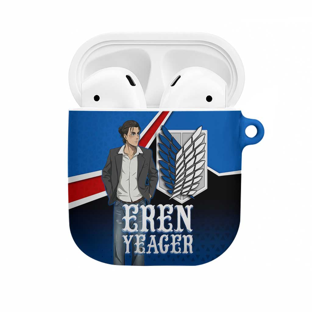 Eren Yeager Attack on Titan AirPods Case Anime Modern Rebel Aesthetic