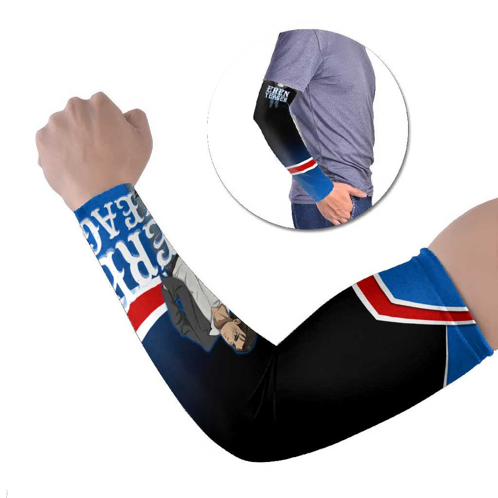 Eren Yeager Attack on Titan Arm Sleeves Anime Modern Rebel Aesthetic