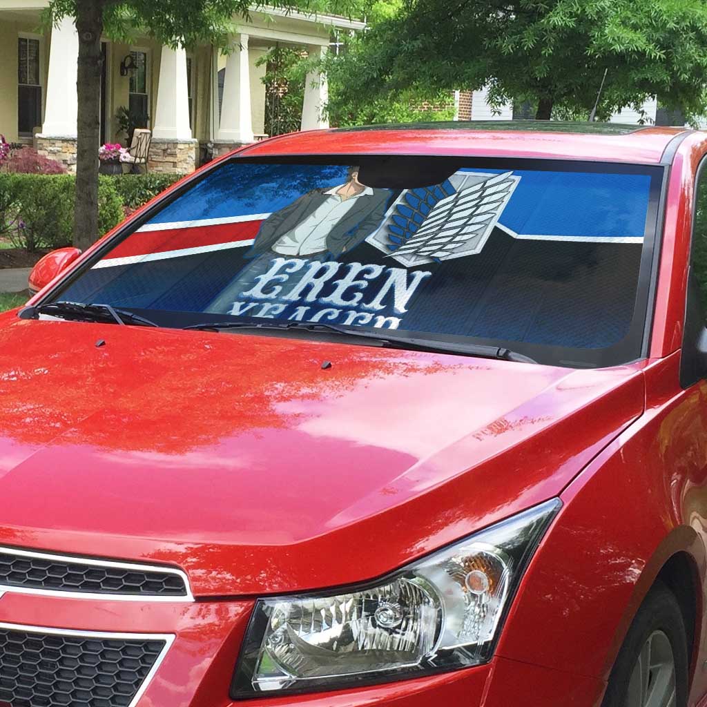 Eren Yeager Attack on Titan Auto Sun Shade Anime Modern Rebel Aesthetic